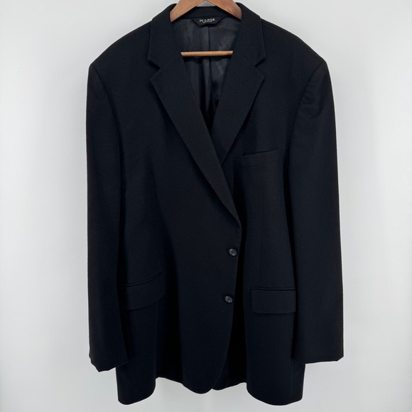 Jos. A. Bank Other - Jos. A. Bank Regal Blazer Mens 52L Black Cashmere Two-Button Classic Suit Jacket